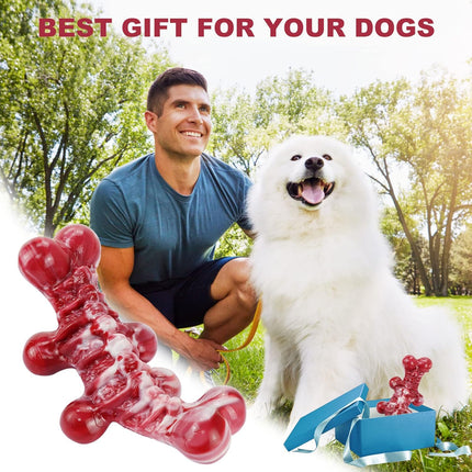 Foolala Bacon Dinosaur Bone Dog Chew Toy For Aggressive Chewers