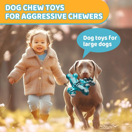 Foolala Bacon Dragonfly Dog Chew Toy For Aggressive Chewers