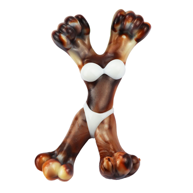 Foolala Beef-flavored Cat Girl Dog Toy For Aggressive Chewers