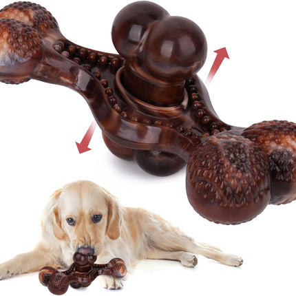 Foolala Activity Combo Chews Bacon Dog Chew Toy For Aggressive Chewers