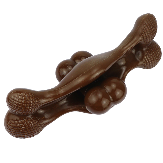Foolala Activity Combo Chews Bacon Dog Chew Toy For Aggressive Chewers