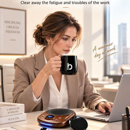 Banbanda Coffee Mug Warmer Set: 2026 Coffee Lover Gifts for Men Women