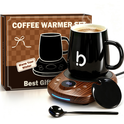 Banbanda Coffee Mug Warmer Set: 2026 Coffee Lover Gifts for Men Women